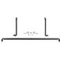 Diode Dynamics DD7550 SS5 Stealth Grille LED Pod Bracket Kit for 2014-2023 Toyota 4Runner