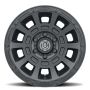 ICON Thrust 17x8.5 6x5.5 25mm Offset 5.75in BS 106.1mm Bore Satin Black Wheel