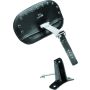 Mustang Motorcycle 79068 Mustang 08-21 Harley FL Touring Driver Backrest Kit w/Blk Pearl Studs- Black