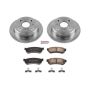 PowerStop KOE5898 OE Stock Replacement Low-Dust Ceramic Brake Pad and Rotor Kit
