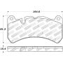 Stoptech 309.11160 Performance Brake Pads