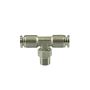Turbosmart 1/8 NPT to TEE 1/4 Pushloc Stainless Steel