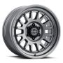 ICON 8217858347GM Anza 17x8.5 6x5.5 0mm Offset 4.75in BS 106.1mm Hub Bore Gun Metal Wheel