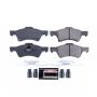 PowerStop Z23-857 PowerStop - Z23 Daily Driver Carbon-Fiber Ceramic Brake Pads with Hardware Kit