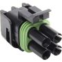 ALLSTAR PERFORMANCE ALL76296-10 4 Pin Weather Pack Square Tower Housing 10p