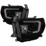 SPYDER 5080165 Projector Headlights - Light Bar DRL - Black Smoke