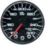 AutoMeter P322324 Spek-Pro Gauge Oil Temp 2 1/16in 300f Stepper Motor W/Peak & Warn Blk/Blk