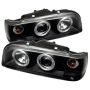 SPYDER 5012289 Projector Headlights - LED Halo - Black