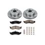 PowerStop KOE2152 OE Stock Replacement Low-Dust Ceramic Brake Pad and Rotor Kit