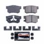 PowerStop Z23-1086 PowerStop - Z23 Daily Driver Carbon-Fiber Ceramic Brake Pads with Hardware Kit