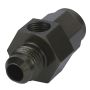 Derale 35920 Aluminum Swivel Fitting -6AN Male x -6AN Female w/ 1/8