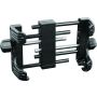 Kuryakyn 1694 Tech Connect Device Holder Large, Holds 3-5/8in to 6in Wide Black