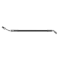 Goodridge HD3045-1CC-BK58 58in Universal Clutch Line w/SS Fittings & Black Hose - 45Deg Banjo w/M10 Fitting