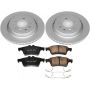 PowerStop CRK983 Genuine Geomet Coated Rotor and Carbon-Fiber Ceramic Brake Pad Kit