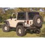 Rugged Ridge XHD Sailcloth Top Black 2-Door 07-09 Jeep Wrangler