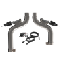 QTP 550015 2015-2017 Ford Mustang GT  Aggressor Cutout Pipes