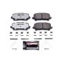 PowerStop Z36-1724 PowerStop - Z36 Truck and SUV Carbon-Fiber Ceramic Brake Pads with Hardware Kit