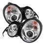 SPYDER 5011282 Projector Headlights - LED Halo - Chrome