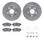 Dynamic Friction 7512-76050 Rotor Kit