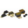 Prothane 76-86 Jeep CJ5/7/8 Drivetrain Kit - Black