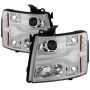 SPYDER 5083616 Projector Headlights - Version 3 - LED DRL - Chrome