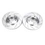 PowerStop JBR1136XPR PowerStop Evolution Performance Drilled, Slotted & Plated Brake Rotor Pair