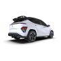 Rally Armor MF103-UR-BLK-WH 24-25 Hyundai Kona N Line Black UR Mud Flap - White Logo