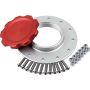 ALLSTAR PERFORMANCE ALL40133 Fuel Cell Cap and Bung RCI/JAZ 12-bolt Red