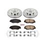 PowerStop KOE3055 OE Stock Replacement Low-Dust Ceramic Brake Pad and Rotor Kit