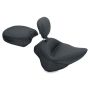 Mustang Motorcycle 79743 Mustang 11-13 Harley Blackline,12-17 Slim/Slim S Wide Vint Touring Recessed Passenger Seat - Black