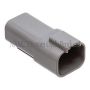 NAMZ DR-4G Deutsch DT Series 4-Wire Receptacle & Wedgelock - Gray (HD 72124-94GY)