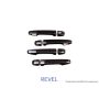 Revel GT Dry Carbon Door Handle Covers (FL/FR/RL/RR) 15-18 Subaru WRX/STI - 8 Pieces
