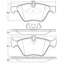 Stoptech 308.10611 Street Touring Brake Pads