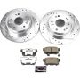 PowerStop K4989-26 Z26 Street Performance Ceramic Brake Pad and Drilled & Slotted Rotor Kit