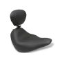 Mustang Motorcycle 79029 Mustang 18-21 Harley Softail Slim Wide Tripper Solo Seat w/Driver Backrest - Black
