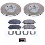 PowerStop SC5939 Semi-Coated Rotor and Low-Dust Ceramic Brake Pad Kit