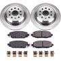 PowerStop KOE7942 OE Stock Replacement Low-Dust Ceramic Brake Pad and Rotor Kit