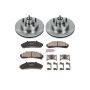 PowerStop KOE5083 OE Stock Replacement Low-Dust Ceramic Brake Pad and Rotor Kit