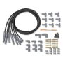 MSD IGNITION MSD31173 Spark Plug Wire Set - 6cyl. Universal Black