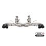 CORSA Performance 21104CFBLK Corsa 2020-2024 Chevrolet Corvette C8 RWD 3in Track Cat-Back Delete Exhaust w/4.5in CF Black PVDTips
