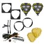 KC HiLiTES 97155 KC FLEX ERA 3 LED DM SAE FOG 2-LIGHT MSTR KIT 12-24 TOY TACO 4RUN TUN AFTERMARKT