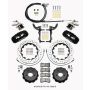 Wilwood 140-13888-D AERO4 / MC4 Rear Kit 14.00 Drilled 2015-Up Mustang w/Lines & Cables