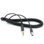 Rugged Radios CC-1/4-FHS Firetruck Intercom Headset Coil Cord for 1/4 Style Jacks & FHS Headset