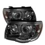 SPYDER 5011930 Projector Headlights - LED Halo - Smoke