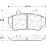 Stoptech 308.04920 Street Brake Pads