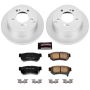 PowerStop CRK5214 Genuine Geomet Coated Rotor and Low-Dust Ceramic Brake Pad Kit