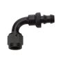ALLSTAR PERFORMANCE ALL49451 Pushlock Hose End Black 90 Deg Elbow -4