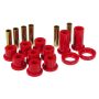 Prothane 82-00 GM S-Series 2/4wd Rear Spring & Shackle Bushings - Red