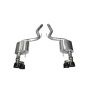 CORSA Performance 14334BLK Corsa 2015-2017 Ford Mustang GT 5.0 3in Axle Back Exhaust Black Quad Tips (Sport)