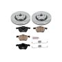 PowerStop KOE3063 OE Stock Replacement Low-Dust Ceramic Brake Pad and Rotor Kit